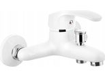 Miscelatore Da Bagno A Parete Miscelatore Da Bagno Bianco/Cromo Kakadu Senza Set Doccia