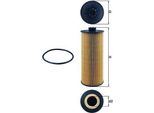 Filtro Olio Mahle Ox 155D Cartuccia Filtrante Per DEUTZ-FAHR Agroplus Per Man E2000 Per Agco Allis Serie 6