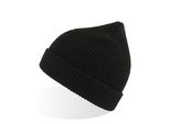 Atlantis Woll | Woolly Beanie, Berretto A Coste - Colore: Nero - Taglia: Unica