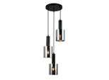 Italux Sardo Lampadario Moderno Nero PND-5581-3A-BK+SG