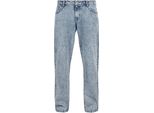 Urban Classics Hose Loose Fit Jeans Light Skyblue Acid Washed-33/34