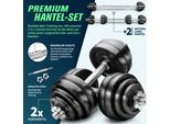Re:Sport® Set Di Manubri In Ghisa Da 40 Kg Set Di Bilancieri Set Di Piastre Per Pesi Manubri