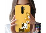 Custodia Per Xiaomi Redmi 9 - Amore Gatto, Disegni Con Gatti, Custodia + Vetro