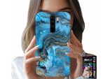 Custodia Per Xiaomi Redmi 9 - Custodia Con Motivo Marmorizzato + Pellicola Protettiva