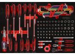 Ks Tools Set Di Chiavi A Bussola E Cacciaviti Da 1/4" Con Inserto In Schiuma 105 Pezzi - 811.0105"