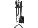 Set Di Attrezzi Homefire FT24B, Per Camino, 4 Pezzi, Nero, 60 Cm