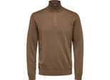 Cardigan Con Mezza Zip Selected Berg - Taglia S