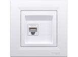 Presa Di Rete Cat.6 Utp Con Telaio, Bianco Schneider Asfora EPH4700121