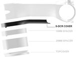 Deda Superbox 110 Mm Maniglia Fondo Cap Argento Argento Taglia Unica