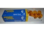 Lampada 12V-21 5W Bay15D Giallo