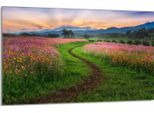 Piastra Di Copertura Per Piano Cottura 80X52Cm 1 Pezzo In Ceramica Per Copertura Piano Cottura, Paesaggio Montagne