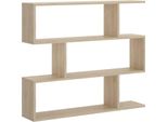 Dmora Libreria Acsidol 25X110X96H Cm Marrone, 3 Ripiani Portata Ripiani 4