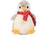 Mumbles MM566 | Pinguino Zippie, Imbottitura Rimovibile - Colore: Grigio/Bianco - Taglia: Unica