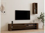 Skye Decor, Naz- Naz Puq, Colore Noce, Mobili Tv, 33X160X26,8 Cm, 100% Pannello Di Particelle Rivestito In Melamina