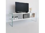 Skye Decor, TV400- TV400NOS, Bianco, Mobili Tv, 45X120X35 Cm, 100% Pannello Di Particelle Rivestito In Melaminico