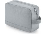 Bagbase BG277 | Borsa Per Il Lavaggio Essentials Riciclata - Colore: Grigio Puro - Dimensioni: 24 X 17 X 9 Cm