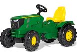 Rolly Toys John Deere 6210R Trattore A Pedali Per Bambini Sedile Regolabile