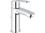 Grohe Eurostyle Cosmopolitan Mitigeur Monocommandé Pour Lavabo, S-Size, Saillie 100Mm, Vidage à Tirette, Ecomode, 2338720E, 2338720E