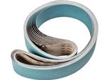 Pferd Tools Nastro Abrasivo In Zirconio Ba 75X2000Mm Z40 Forte Per Un'elevata Asportazione Di Materiale Con Smerigliatrice A Nastro
