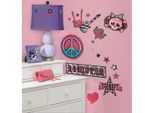 Adesivi Riposizionabili Stile Rock'n'Roll Girly