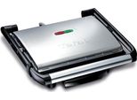 Griglia A Contatto Tefal GC241D Inicio In Acciaio Inox, Superficie Grill 29 X 26 Cm, Piastre Con Rivestimento Antiaderente, Termostato Integrato