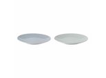 Stelton Emma Teller Blue, 2Er Set, Speiseteller, Geschirr, Steinzeug Glasiert, Blau, 18 Cm, X-209