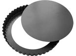 De Buyer 4706.32 Kulatá Vroubkovaná OdníMatelné Dno žElezný MateriáL PrůMěR 32 Cm
