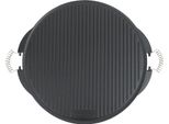 Piastra Grill In Ghisa Bbq-Toro Con Maniglie | Ø 53 Cm | Piastra Reversibile, Smaltata