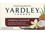 Barretta Di Sapone Yardley - Crema Di Cocco - 113 G - Idratante - Burro Di Karité - Vitamina E