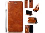 Apple Iphone 11 Pro [5,8 Pollici] Custodia Del Telefono Cellulare Flip Cover Custodia Protettiva Marrone