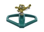 Vidaxl Irrigatore Rotante Verde 21×22×13 Cm Metallo