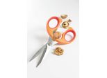 Mastrad KüChenschere, Kochschere, Multifunktionsschere, Schere, Inox-Stahl, Tpr, Kunststoff, Orange+Himbeere, F24004
