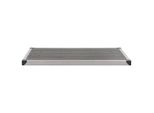 Vidaxl Piatto Doccia Da Giardino In Acciaio Inox Wpc 110 X 62 Cm Grigio
