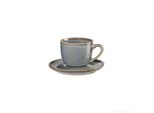 Asa Selection Saisons Espressotasse Mit Unterer Denim, Espresso Tasse, Kaffeetasse, Untertasse, Steinzeug, Blau, 90 Ml, 27110118