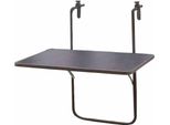 Alco Tavolo Da Balcone 60X40 Cm, Antracite M07719