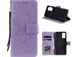 Custodia Per Samsung Galaxy M31S Custodia Del Telefono Cellulare Custodia Flip Cover Protettiva Borsa Mandala Viola