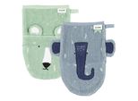 Flanelle Trixie Per Neonati 2 Pezzi In Cotonelogico Mr Polar Bear Mrs Elephant