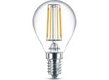 Philips Led A Filamento Goccia 4,3W = 40W E14 Chiaro 470Lm Bianco Caldo 2700K