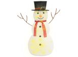 Led Pupazzo Di Neve Natale In Tessuto 90 Cm