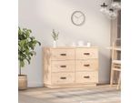 Vidaxl Credenza 100X40X75 Cm In Legno Di Pino Massiccio