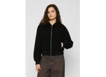 Urban Classics - Giacca Bomber Sherpa Oversize Da Donna, Nero - 5XL