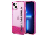 Karl Lagerfeld Klhcp14Mlckvf Custodia Rigida Per Iphone 14 Plus / 15 Plus 6.7 Rosa / Rosa Liquid Glitter Elong