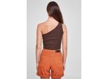 Urban Classics - Top Asimmetrico Da Donna Marrone - Xxl