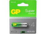 Gp GPSUP15A763C4 4 Gp Batterien Super Mignon Aa 1,5 V