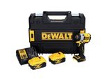 Avvitatore A Impatto A Batteria Dewalt Dcf 921 P2T 18 V 400 Nm 1/2" Brushless + 2 Batterie 5,0 Ah + Caricabatterie + Tstak"