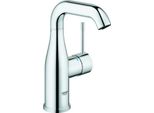 Grohe Essence Mitigeur Monocommandé Pour Lavabo, M-Size, Orientable, Saillie 114Mm, Avec Vidage Push-Open, Chrome, 24181001, 24181001