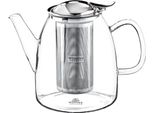 Teiera Wilmax England Con Filtro In Acciaio Inox, 600 Ml, Vetro Borosilicato WL-888807/A