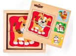 Minipuzzle Woody Animali In Scatola Di Legno 102193048