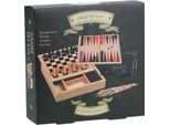Scatola Dei Giochi In Legno 4 In 1, 17 Cm