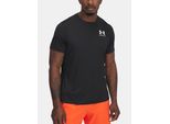 Under Armour Ua Heatgear Fitted Ss - Nero, Taglia:L